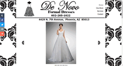 Desktop Screenshot of denovoformal.com